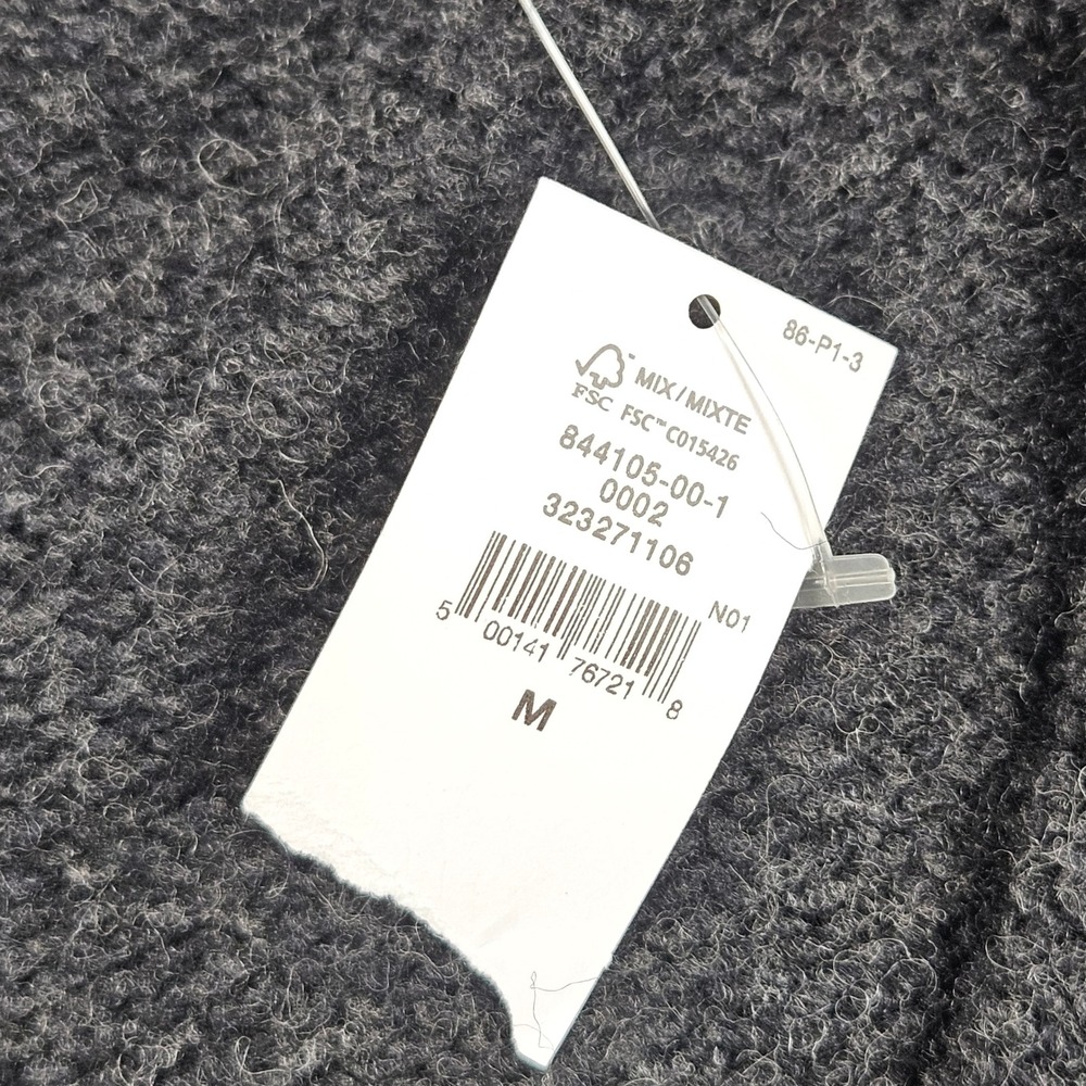 NEW Gap Full Zip Cardigan Sweater Mens Medium Wool Nylon Fair Isle Donegal - Picture 5 of 12
